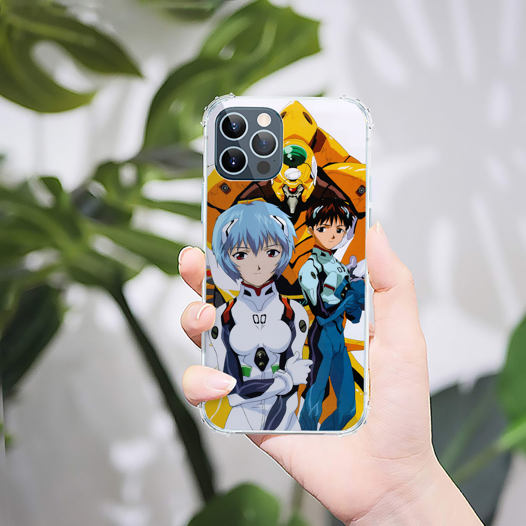 （画像用） EVA 新世紀エヴァンゲリオン 【iPhone 12シリーズ対応】透明スマホケース（クリアソフトケース）